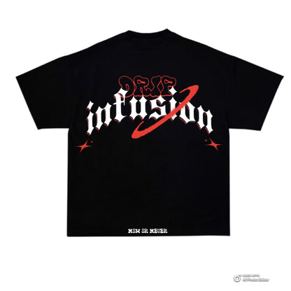 Drip Infusion red and black t-shirt